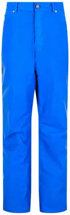 Ferragamo Mens Coated Straight Leg Pants In Blue