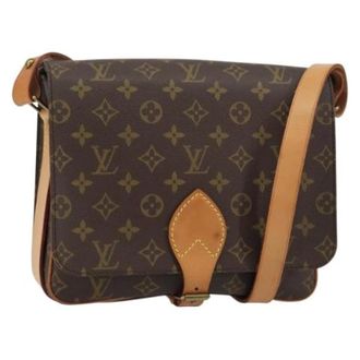 Louis Vuitton Pre-owned Cross Body Bags, female, Brown, Size: ONE SIZE Pre-owned Canvas Crossbody Bag