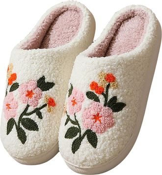 Generic home slippers for women House Slippers for Women,Fuzzy Mens Slippers,Casual House Shoes Memory Foam Womens Slippers Outdoor Indoor Warm Plush Bedroom 