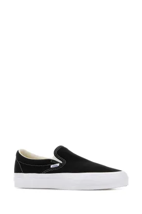 Vans Unisex Black Canvas Reissue Slip Ons Lxblackwhite Sneaker