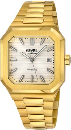 Gevril Group Grand Concourse Automatic White Dial Mens Watch 41304B