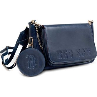 Lusso Boston Red Sox Rianna Multi Pouchette Bag in Navy at Nordstrom