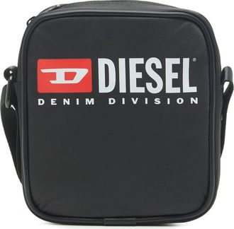 Diesel Accessoires Diesel Rinkee Logo Print Crossbody Tas in Zwart
