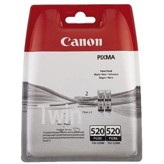 CANON Cartucho Pgi-520bk Twin Pack, Negro, Pixma Mx870 Pixma Mx860 Pixma Ip3600 Pixma Mp630