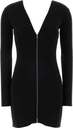 Alexander Wang Continuous Zipper Mini Dress - Dames - Feestkleedjes - Zwart - M - Kleedjes