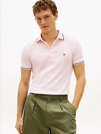 Tommy Hilfiger Slim Fit Tipped Pique Polo Shirt