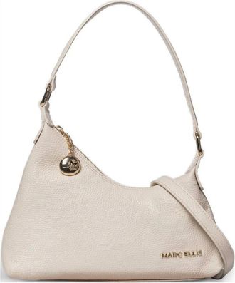 Marc Ellis Tassen, Dames, Beige, ONE Size, Leer, Wynn Schoudertas