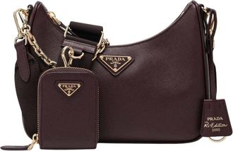 Prada Tassen, Dames, Rood, ONE Size, Borsa a Spalla