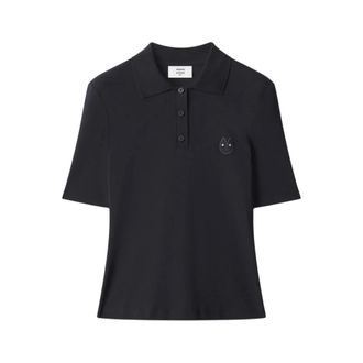 Maison Kitsun&eacute; Mujer, Camisetas, Negro, Talla: S