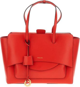 Hidesins Handbags, female, Red, Size: ONE SIZE Flap Large Tote Bag