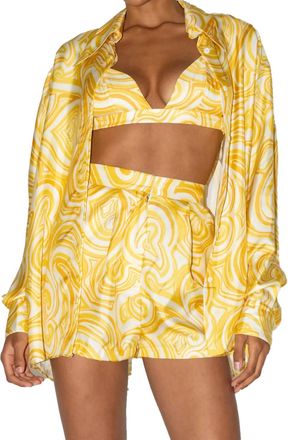 Ronny Kobo Sunrise Swirl Pella Top In Yellow