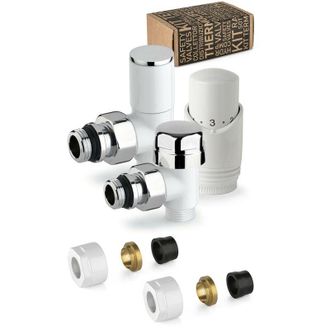 APM Apm - Kit V&aacute;lvula De Mobiliario Termost&aacute;tica Blanca Con Conexi&oacute;n De Tubo De Cobre 100kb 015 R 12 Blanco