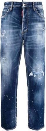 Dsquared2 Boston Denim Jeans - Dames - Regular Fit Jeans - Blauw - M - Denim - Jeans