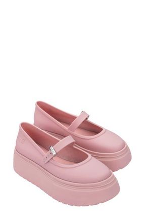 Melissa Soft Ballerina Platform Mary Jane in Pink at Nordstrom, Size 10