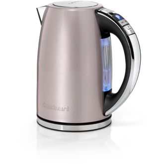 Cuisinart Hervidor De Agua Rosa De 1,7 Litros Y 3000 W Con Temperatura Ajustable - Cpk17pie - Cuisinart