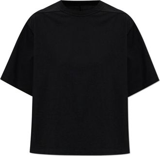 Rick Owens Tops, Dames, Zwart, XS, Katoen, T-shirt met naaddetail