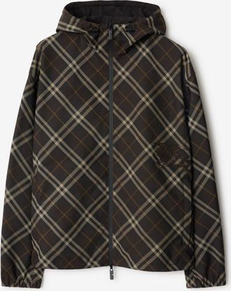 Burberry Reversible Check Hooded Jacket