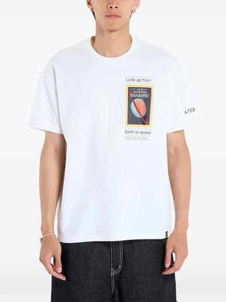 adidas x &copy;National Geographic Aeroready graphic T-shirt - men - Cotton/Recycled Polyester - M - White