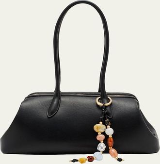 Cult Gaia Raia Leather Satchel Shoulder Bag