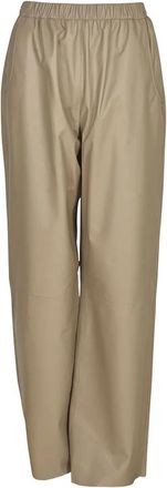 Simonetta Ravizza Chique Broek - Dames - Wijde Broeken - Beige - XS - Katoen - Broeken