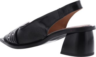Ganni Hohe Schuhe - Dames Buckle Slingback Pump Zwart - Gr. 37 (EU) - in Schwarz - f&uuml;r Damen