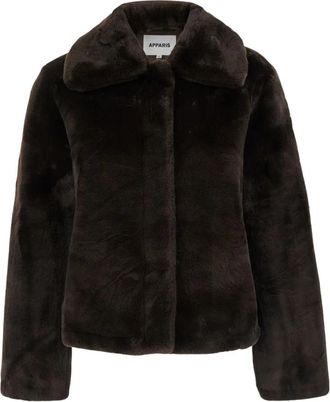 Apparis Elis Jas - Dames - Jassen - Bruin - L - Leer - Jassen