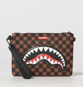 Sprayground Portadocumenti in PVC con motivo a scacchi e tracolla