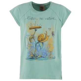 E9 Snail T-Shirt f&uuml;r Damen | t&uuml;rkis