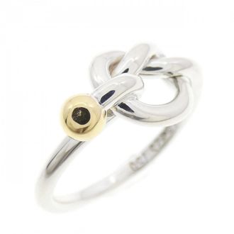 Tiffany & Co. Yellow Gold (18K) Silver 925 Band Ring (Pre-Owned)