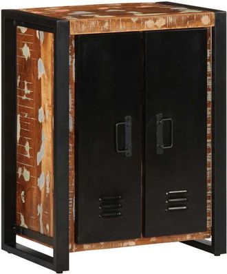 vidaXL Vidaxl - Aparador Madera Maciza Reciclada Multicolor 55x35x70 Cm