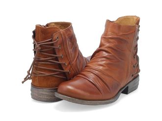 Miz Mooz Libretto Womens Boots Brandy : EU 37.5 (US Womens 7.5) B - Medium, Leather/Rubber