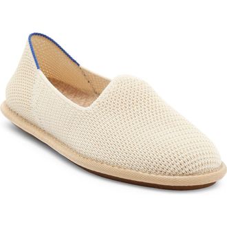 Rothy's The Cruiser Loafer in White Raffia-Knit at Nordstrom, Size 11.5