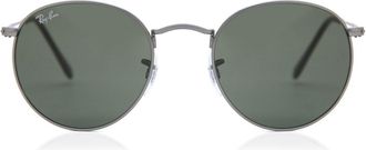 Ray-Ban RB3447 Round Metal 029 Mens Sunglasses Silver Size 50