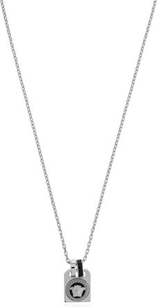 Versace Icon Necklace - Heren - Kettingen - Grijs - ONE Size - Accessoires