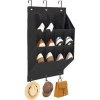OEM Zapatero Colgante Para Puerta Con Ganchos, 24 Bolsillos Para Guardar Zapatos, Accesorios, Etc., Una Soluci&oacute;n De Almacenamiento Que Ahorra Espacio, Col