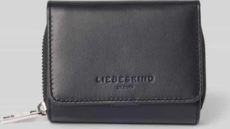 Liebeskind Lederportemonnaie mit Label-Detail Modell Pablita Tokyo Sheep in Black, Größe 1