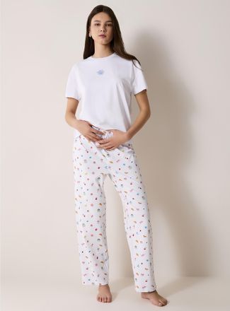 Twik Womens Straight-leg stretch lounge pant