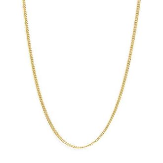 House of Brilliance Semi-Solid 14K Yellow Gold 4.5mm Miami Cuban Chain Necklace - Unisex Chain at Nordstrom, Size 22