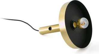 Faro Barcelona Whizz L&aacute;mpara Port&aacute;til Oro Satinado/negro 20163