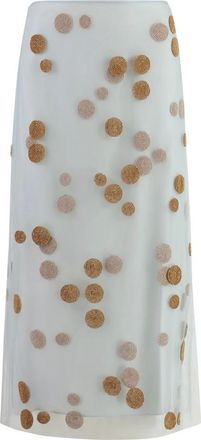 Fendi Dames, Rokken, Blauw, Maat: 2XS Polyamide