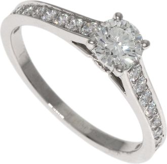 Cartier Platinum Platinum 950 Band Ring (Pre-Owned)