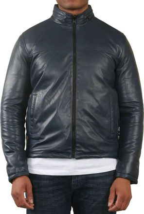 TruClothing Reversible Quilted Leather Jacket
