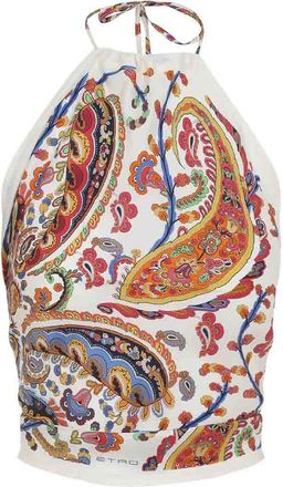 Etro Tie-Up Bandana Top