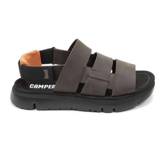 Camper Mens Oruga Sandals In Dark Brown