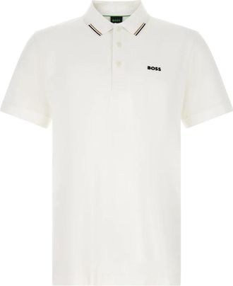 HUGO BOSS Hombre, Camisetas, Blanco, Talla: L