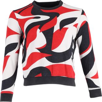 Alexander McQueen Alexander McQueen trui met print in veelkleurig katoen