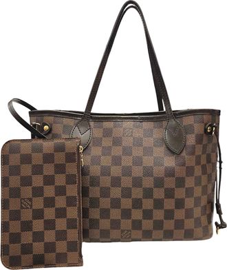Louis Vuitton Brown Damier Canvas Ebene Damier Canvas Pvc Tote Bag (Pre-Owned)