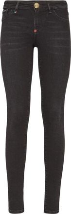 Philipp Plein Jeggins Nothing Left At All Original - Dames - Skinny Jeans - Zwart - W31 - Katoen - Jeans