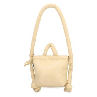 &Ouml;lend Borsa Micro Ona - Dames - Handtassen - Geel - ONE Size - Leer - Tassen