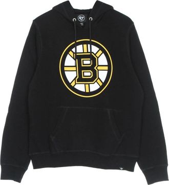 47 Brand Imprint Burnside Hood - Heren - Hoodies - Zwart - L - Katoen - Hoodies & sweatvesten